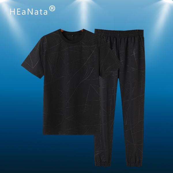 

summer compression men's sport suits quick dry running sets clothes sports joggers training gym fitness tracksuits, Black;blue