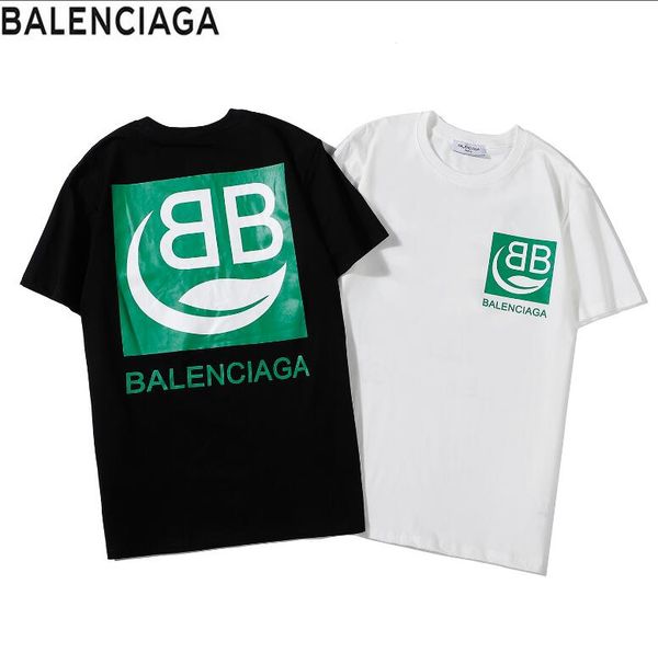 

роскошная футболка черный белый красный лето футболка мужчины женщины с коротким рукавом мужская футболка hip hop тис размер s-xxl, White