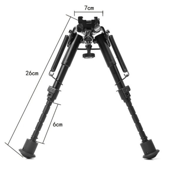 

adjustable spring return multipurpose clamp hunting range swivel bipods