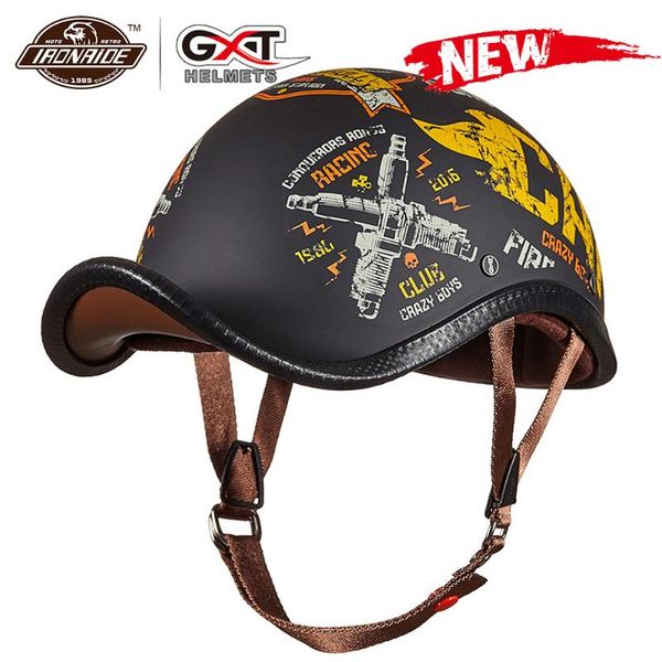 

gxt new motorcycle helmet open face casco moto retro casque moto motorbike helmet half racing riding capacete
