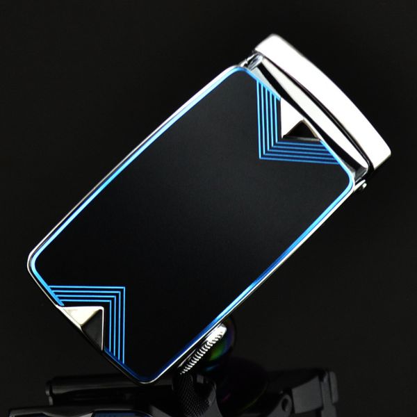 

zpxhyh genuine men's belt head, belt buckle, leisure head business accessories automatic buckle width 3.5cm luxury fashion, Black;brown