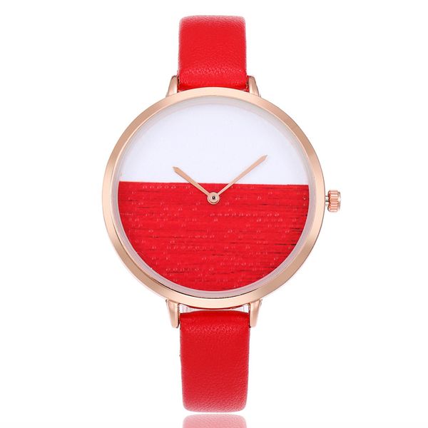 

women watches luxury horizon mix color bracelet watch small big dial quartz watch clock ladies business wristwatch, Slivery;brown