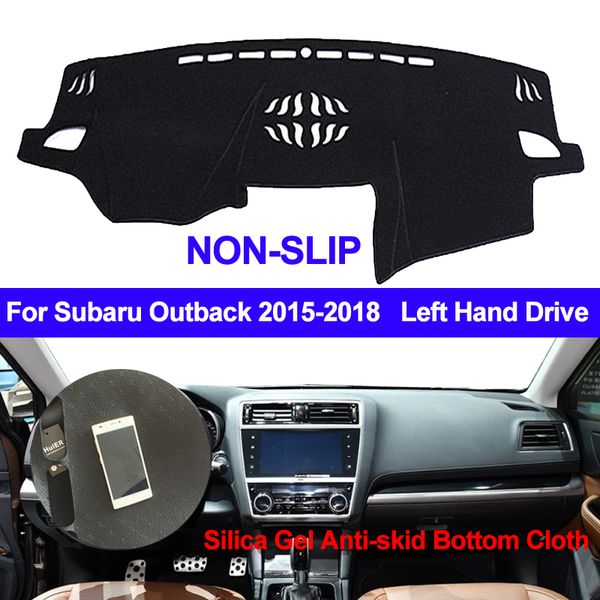 

taijs car dashboard cover silicone non-slip for outback 2015 2016 2017 2018 sun shade dash mat anti-uv carpet dashmat