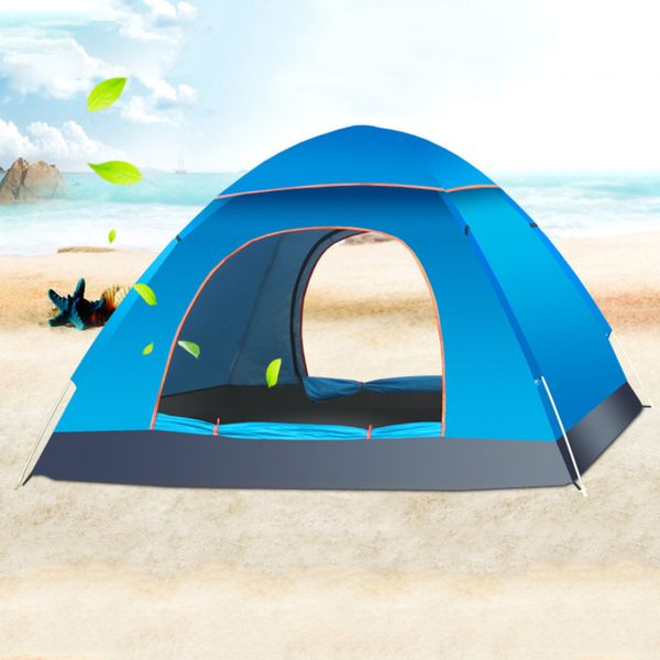 

automatic beach tent 1-4 person ultralight nature hike fishing camping tent outdoort camping uv proof canopy throw -up