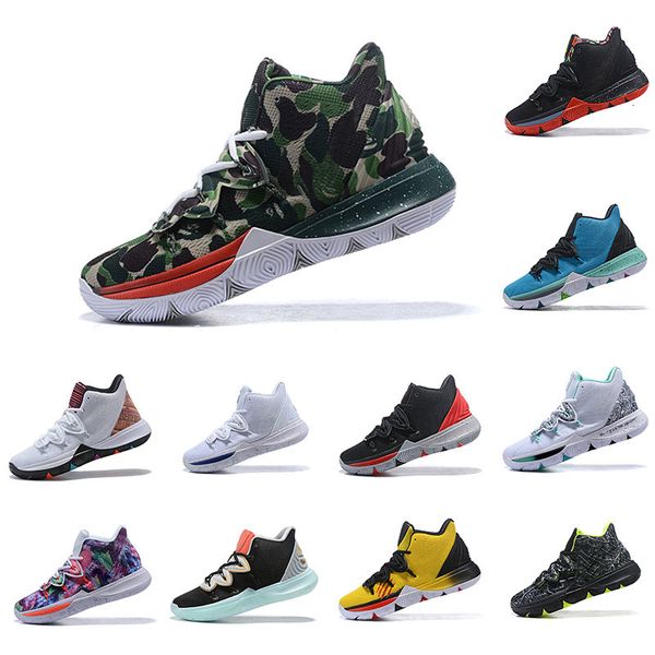 

limited irving 5 men kyrie basketball shoes 5s black magic for kyries chaussures de basket ball mens trainers sneakers zapatillas 40-46