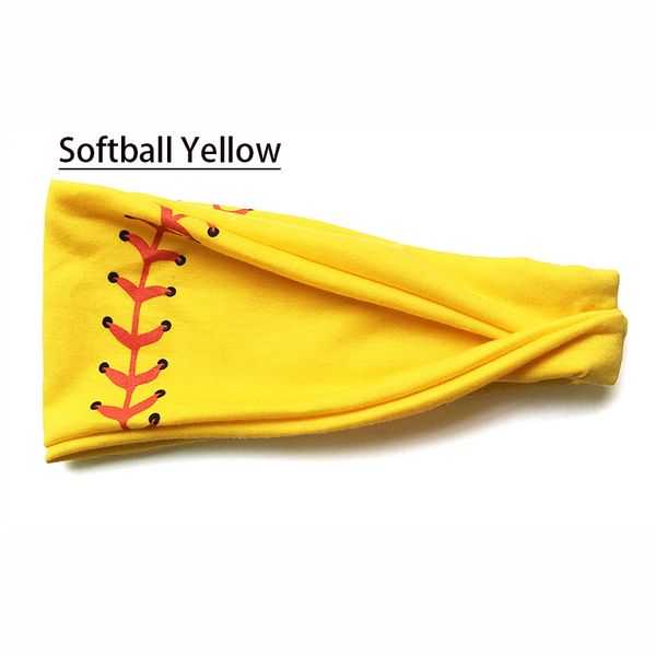 

new sports headband hairband elastic crazy softball headband with softball logos, Silver