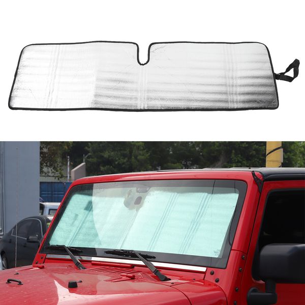 

windshield sunshade heat shield sun visor mat for wrangler 2007-2017