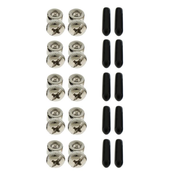 

5x скакалка регулируемые винты с торцевой крышкой крышка для пропуска тренировки кабеля