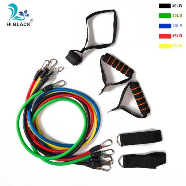 

17pcs/set latex resistance bands set yoga exercise fitness band rubber loop tube bands gym door anchor ankle straps with bag kit