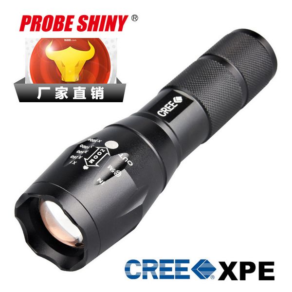 

explore light t6 flashlight dimming q5 - xpe flexible focusing led aluminium alloy light flashlight
