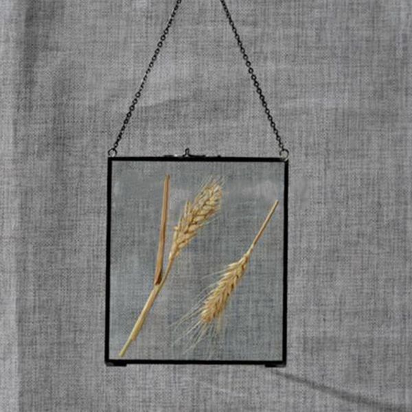 

simple antique metal glass picture p frame wall hanging home room decor