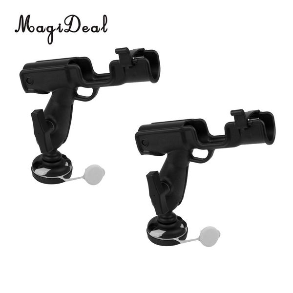 

magideal marine 2 pcs rotatable nylon fishing rod holder mount bracket for kayak canoe flatable fishing boat yacht accessories