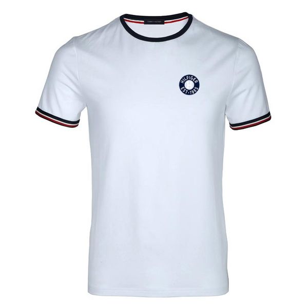 

the new men's t-shirtmen's wear european and american style, White;black