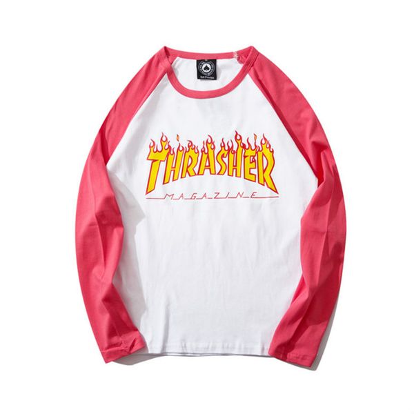 

20ss / thrasher топ мужчины рынка дизайнер европ hoodie вязаного люкс с брюками свитера кание старинной обувью толстовка красной воздушными, White;black