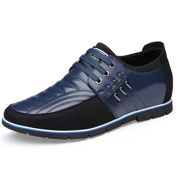 

size 37-44 mens shoes fashion brand spring autumn men genuine leather shoes walking men leather 3698, Black