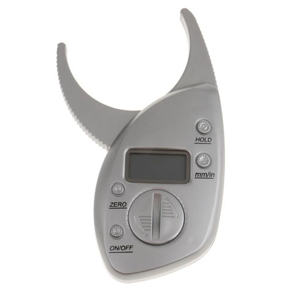 

electronic digital body fat caliper tape measure pack skin muscle tester