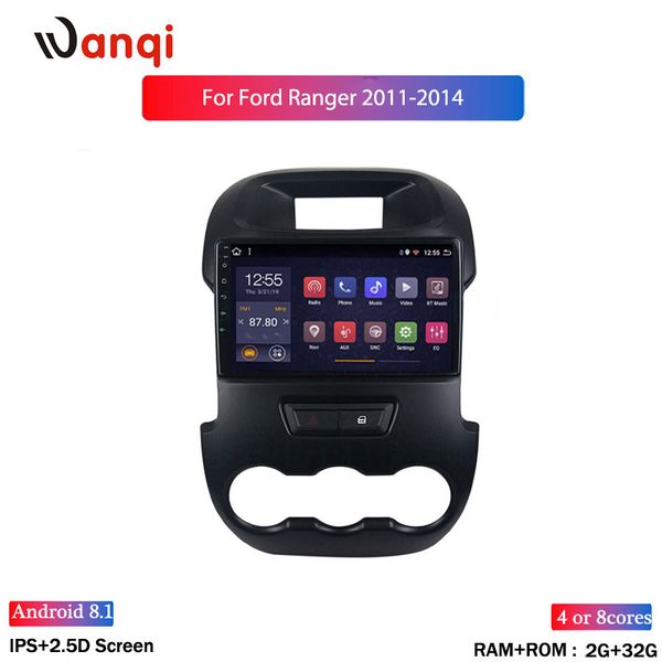 

2g 32g rom 9 inch android 8.1 car dvd player for ranger 2011-2014 multimedia navigation system