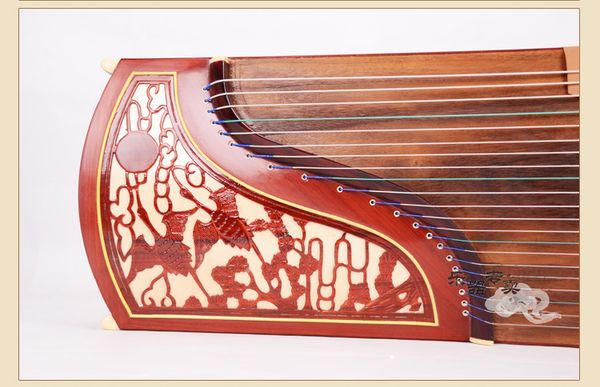 

african rosewood crane design dunhuang guzheng