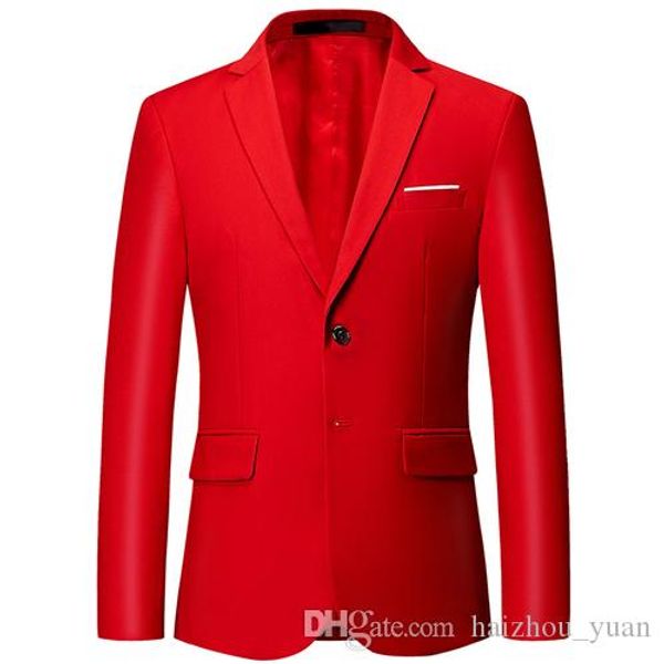 

new luxury men's suit jacket large size 6xl slim solid color jacket, fashion business banquet wedding jacket tuxedo suit jacket s-6xl, White;black