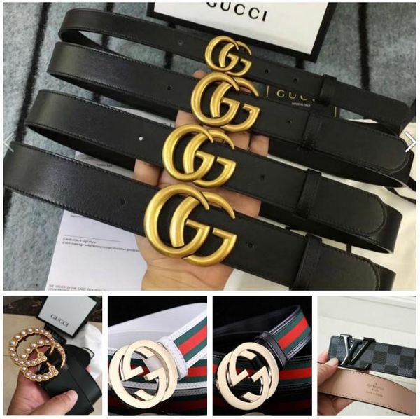 

2019 new arrive double buckle belt de igner men luxury belt for men and women real leather red black belt, Slivery;black