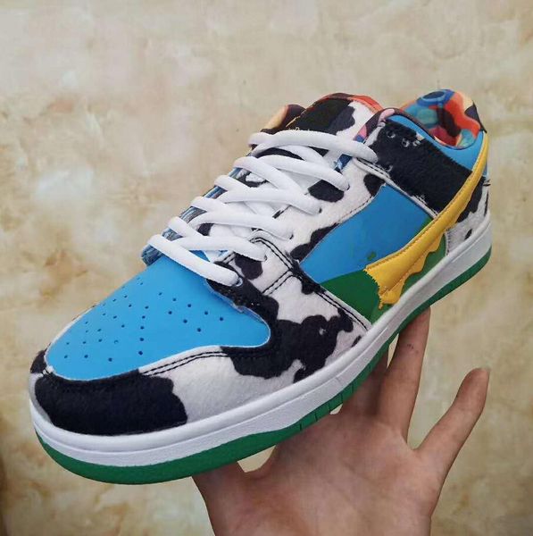 

fashion brands mens skateboard shoes 2020 new men women low leather casual sports shoes outdoor dunk shoes size 36-44, Black