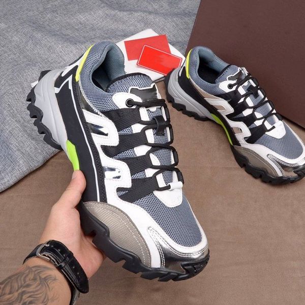 

platform designer luxury shoes men/women casual luxury designer casual shoes new gray sneakers real leather, Black