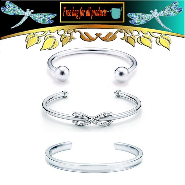

woman bracelets 925 sterling silver jewelry lucky 8 round bead opening series silverware accessories valentine's day gift, Black