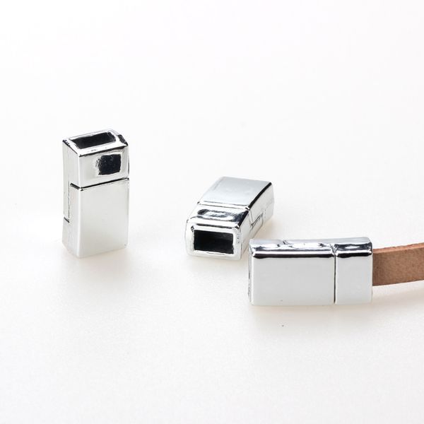 

olingart 16 * 8 мм 4шт / серия магнитная застежка гальваническим родия diy 6 * 3 мм ожерелье кожаный шнур / браслет изготовление ювелирных и, Blue;slivery