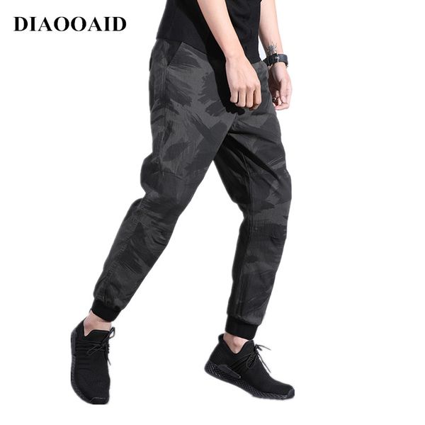 

2018 mens haren pants for male casual sweatpants hip hop streetwear trousers men quality simple clothes joggers pencil pants, Black