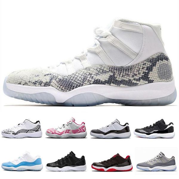 

new 11 low navy blue pink light bone snakeskin basketball shoes men women 11s prem hc high 45 snakeskin sports sneakers with box