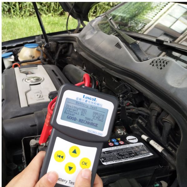 

lancol micro-200 auto car battery tester 12v digital analyzer 2000cca car diagnostic tool with usb for printing