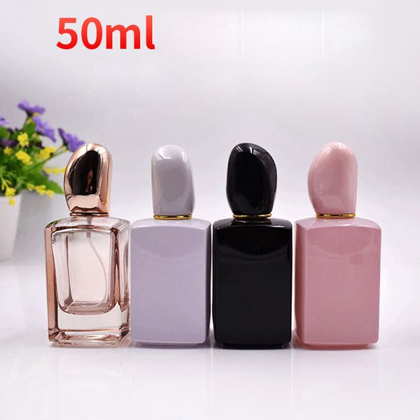 

50ml refillable empty perfume bottle traveler glass spray atomizer bottles sample empty containers
