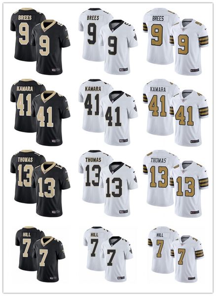 

Men 039 women 039 youth new orlean 9 drew bree 41 alvin kamara 13 michael thoma 7 tay om hill black white cu tom football jer ey