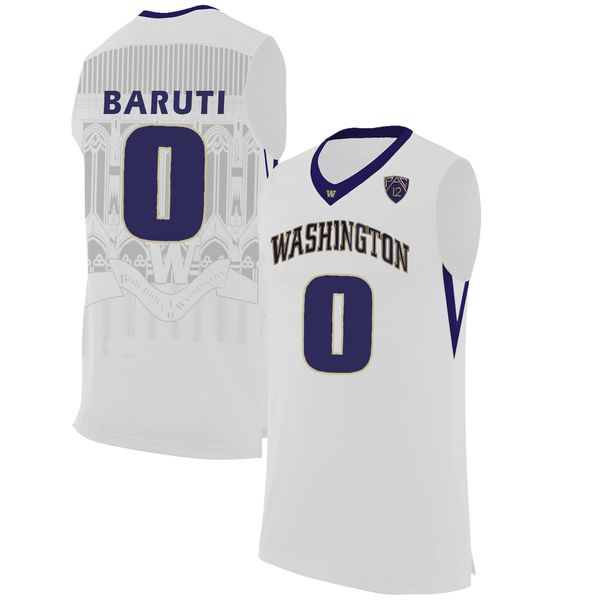 

bitumba baruti purple men's washington huskies brandon roy black carlos johnson white stitched college basketball jersey