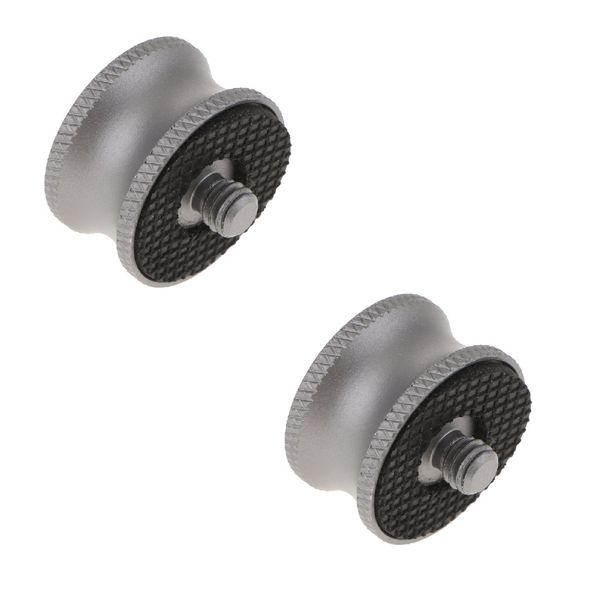 

2шт 1/4" до 3/8" женский адаптер винт для штатива быстроразъемная пластина серый