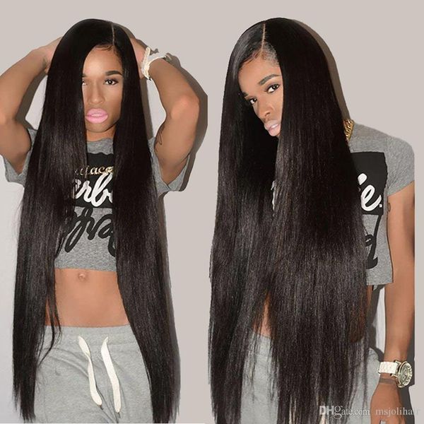 8 40 Inch Body Wave Straight Hair Brazilian Hair Bundles Peruvian