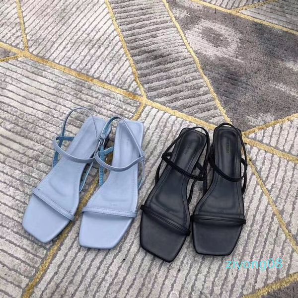 

clear heels med roman sandals 2020 women's female shoe low-heeled shoes with strap all-match medium gladiator sandals women z08, Black