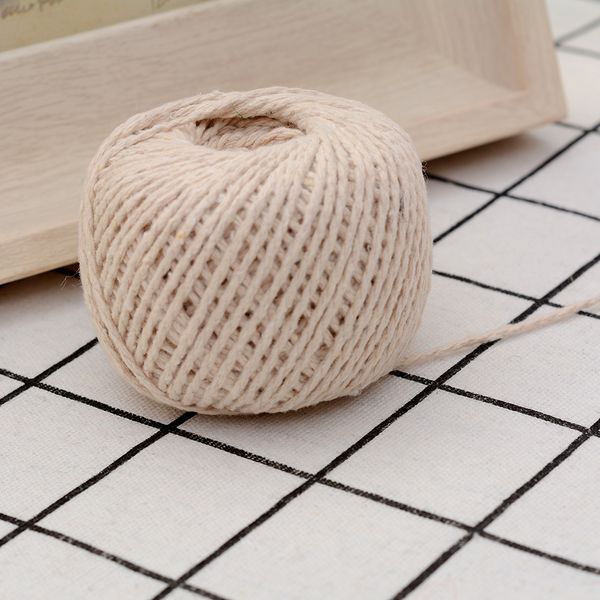 

cotton baker twine rope for diy handmade rope accessories twisted cords for packing decoratives cooking butcher's turkey strings