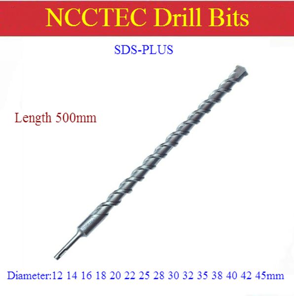 

sds plus 500mm length] 12 14 16 18 20 22 25 28 30 32 35 38 40 42 45mm alloy carbide wall core drill bits | 20'' hammer hole saw