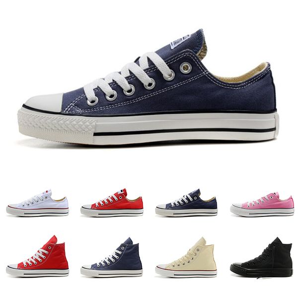 

new canvas sneakers designer shoes 10s black white navy blue red fashion men women casual skateboard shoe