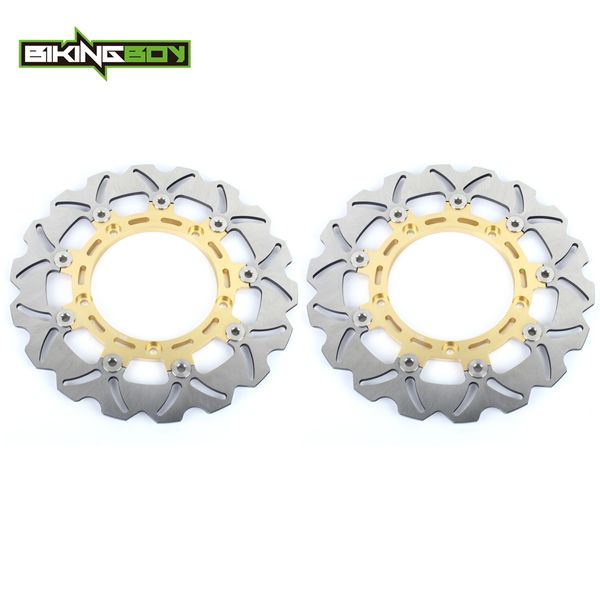 

bikingboy for yamaha fj 1200 abs 1991-1996 fj 1200 fj1200 1991 1992 1993 1994 1995 1996 91-96 front brake discs disks rotors