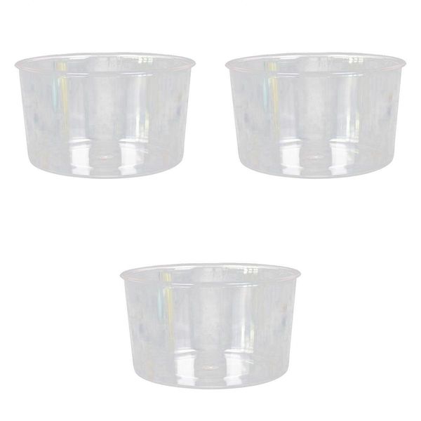 

3pcs acrylic round serving bowl party salad snack bowl kitchen mixing bowl