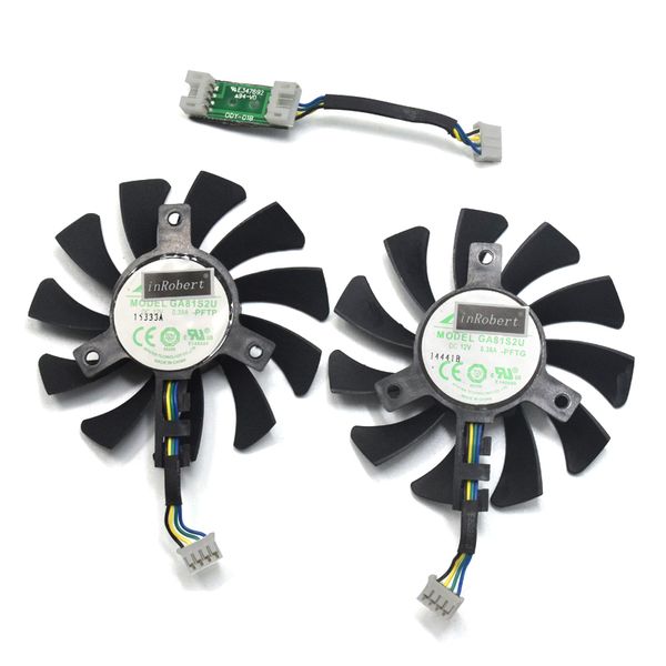 

75мм apistek ga81s2u -pftg ga81o2u dc 12v 0.38a cooler вентилятор замена для zotac geforce gtx 970 4gb 4pin graphics card воркование вентиля