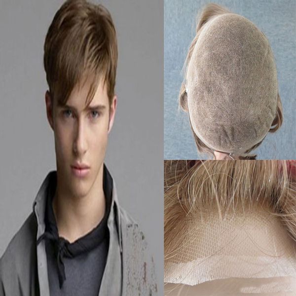 The New Men S Short Straight Brown Wig With Unique Design Is
