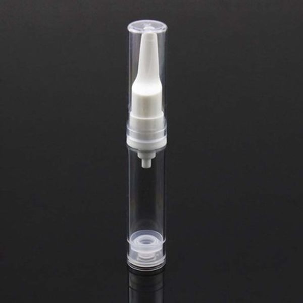 50PC 10ML Eye Frost Bottiglie Fiale Trasparente Piccolo BB Cream Contenitori Tappo della pompa Mini Formato da viaggio Contenitori di fiale di plastica per il trucco