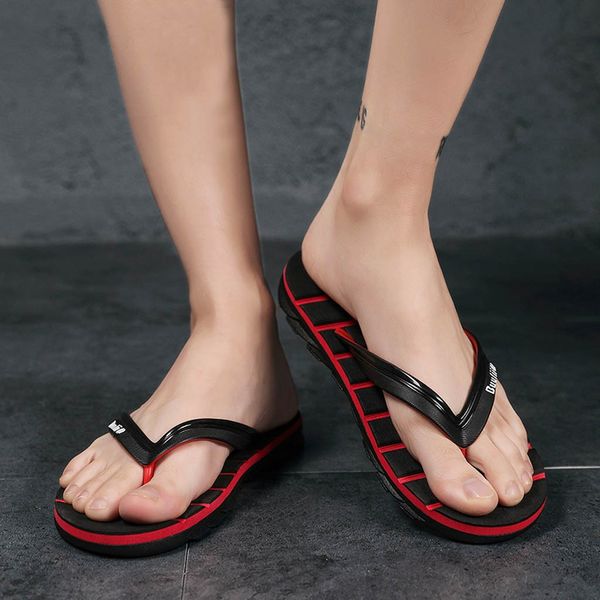 

slippers men shoes flip flops man shoes men slippers home flip flop outdoor or bathroom comfortable zapatos de hombre terlik, Black