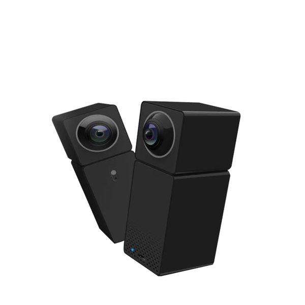 Hualai Xiaofang inteligente WiFi Câmera IP bidirecional Camera Áudio Night Vision dupla CMOS Segurança - Preto