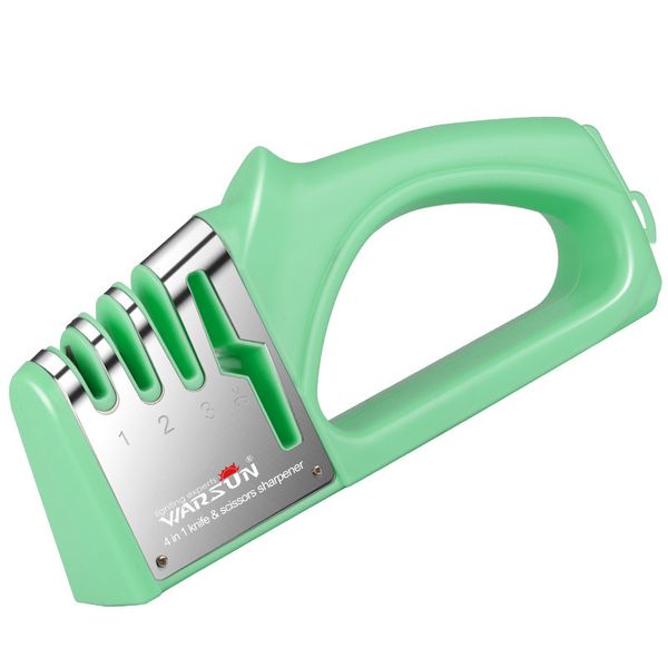 

точилка для ножей 4 в 1 профессиональный кухонный точильный камень точильщик ножей вольфрам алмаз керамический точильный инструмент кухонный