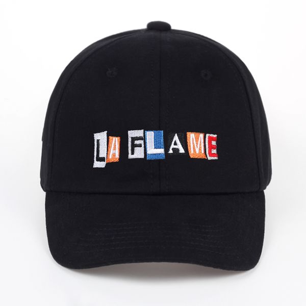 

tunica la flame embroidery hat travis scotts birds in the trap sing mcknight kid dad cap men women baseball cap adjustable, Blue;gray