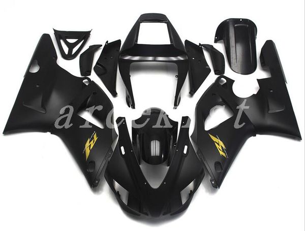 

новый abs мотоцикл обтекатель подходит для yamaha yzf-r1 98 99 yzf1000 1998 1999 r1 обтекатель кузова комплект пользовательских черный матов